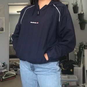 reebok athletic style windbreaker